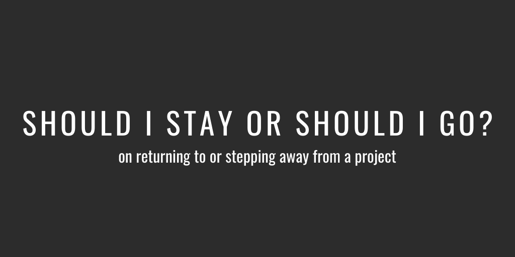 Should I Stay or Should I Go? - Creator Resource