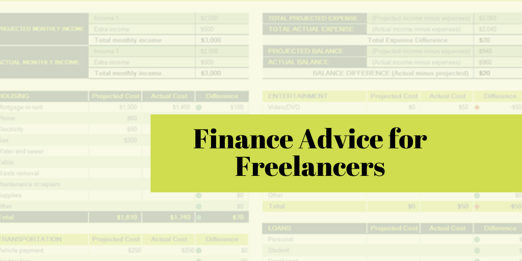 Finance Advice for Freelancers Creator Resource